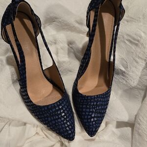 Elegant Blue Women's Heels